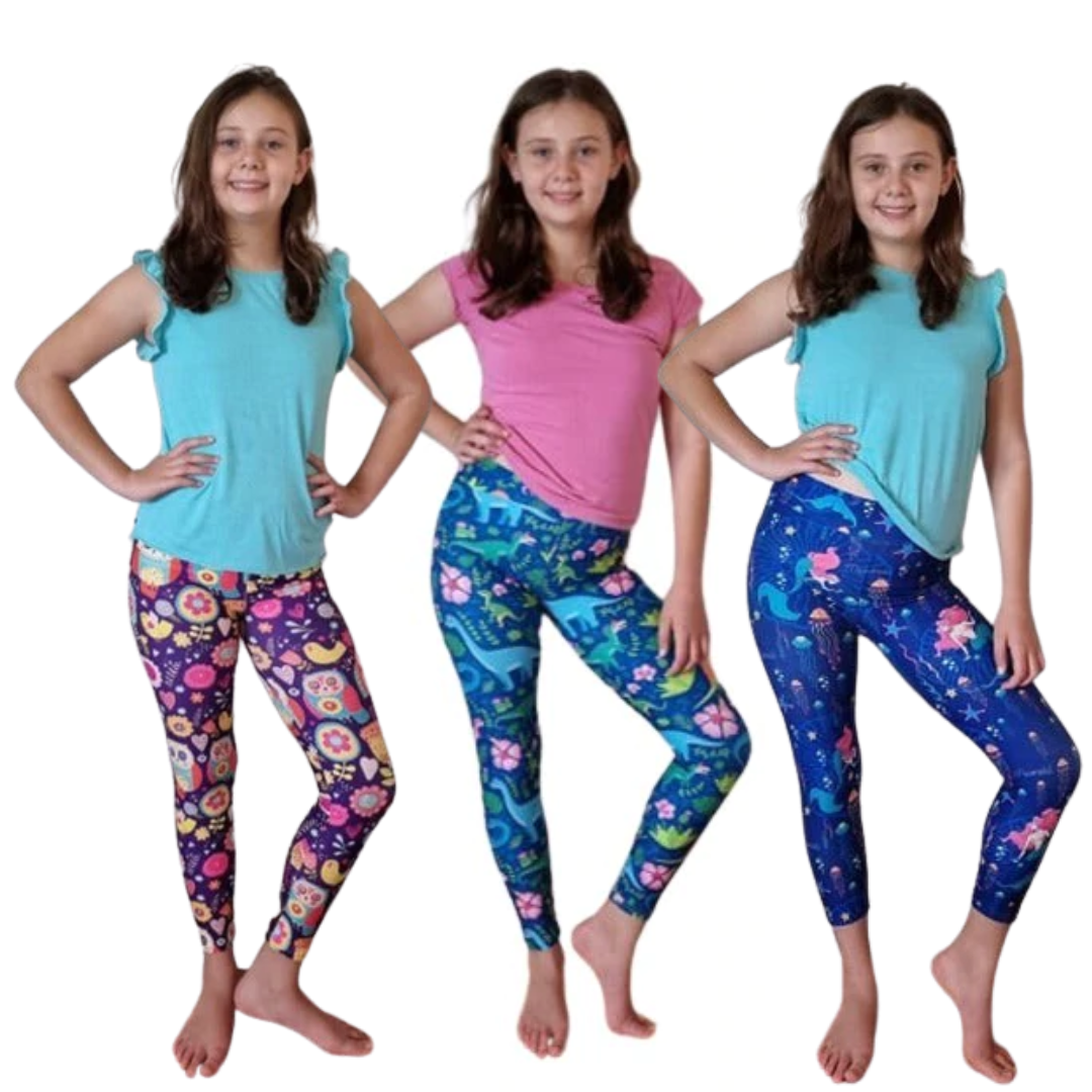 Funky top kids leggings