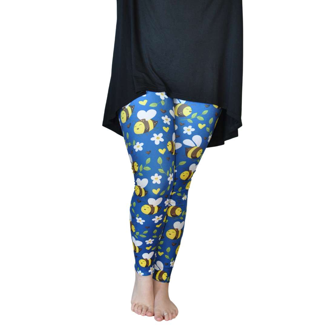 Plus size bumble clearance bee leggings