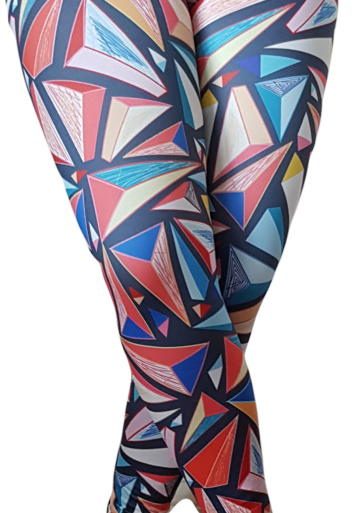 Love Nelli Buttery Soft Leggings With Colourful Prisms