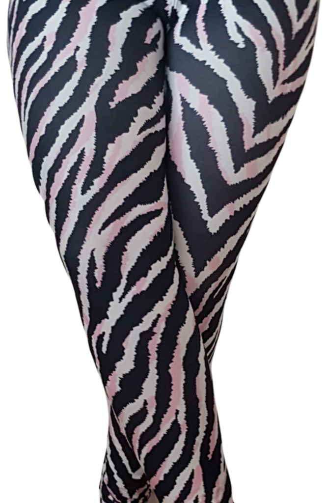 Love Nelli Buttery Soft Leggings With Zebra Print