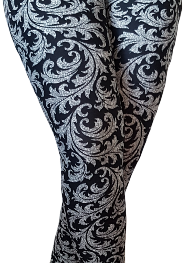 Love Nelli Buttery Soft Leggings With Noir Flourishes