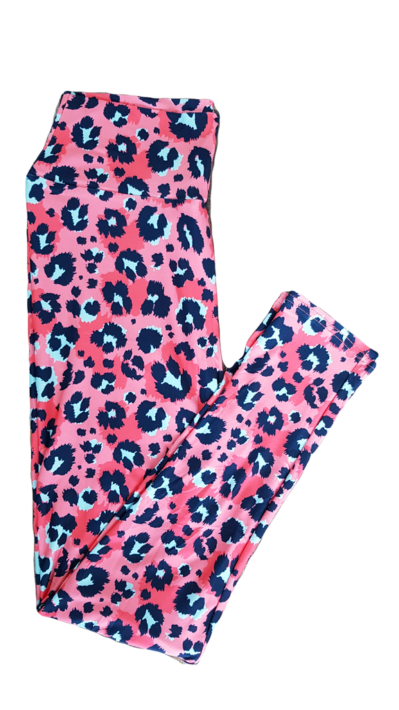 Love Nelli Buttery Soft Leggings  With Leopard Print 