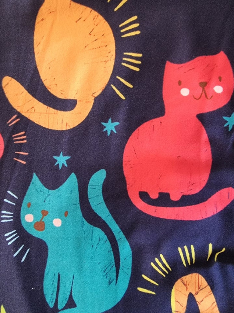 Love Nelli Kids Buttery Soft Leggings With Colourful Cats