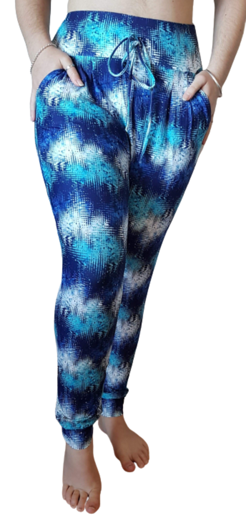 Love Nelli Buttery Soft Joggers With Pockets Sapphire Blue Design