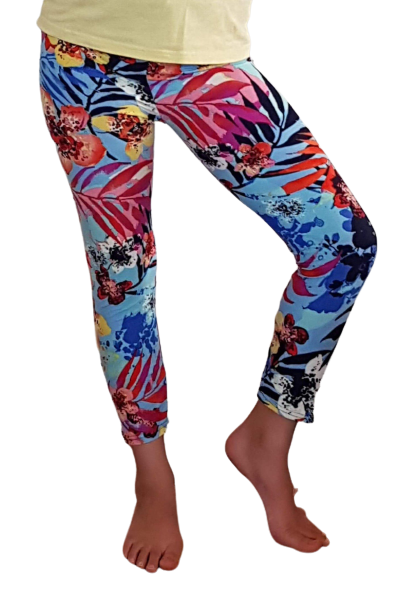 Love Nelli Kids Buttery Soft Leggings With Bright Orchid