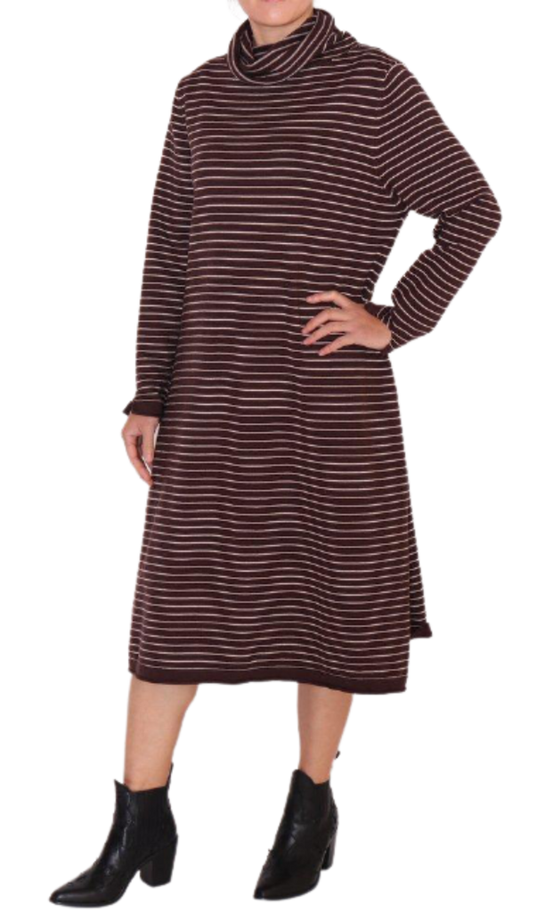 Cotton Village Stipped Knitted Dress 