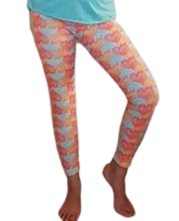 Love Nelli Kids Buttery Soft Leggings With Swirly Hearts