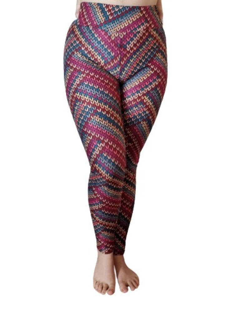 Love Nelli Buttery Soft Leggings With Knitted Look