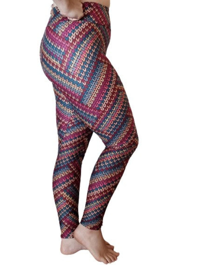 Love Nelli Buttery Soft Leggings With Knitted Look
