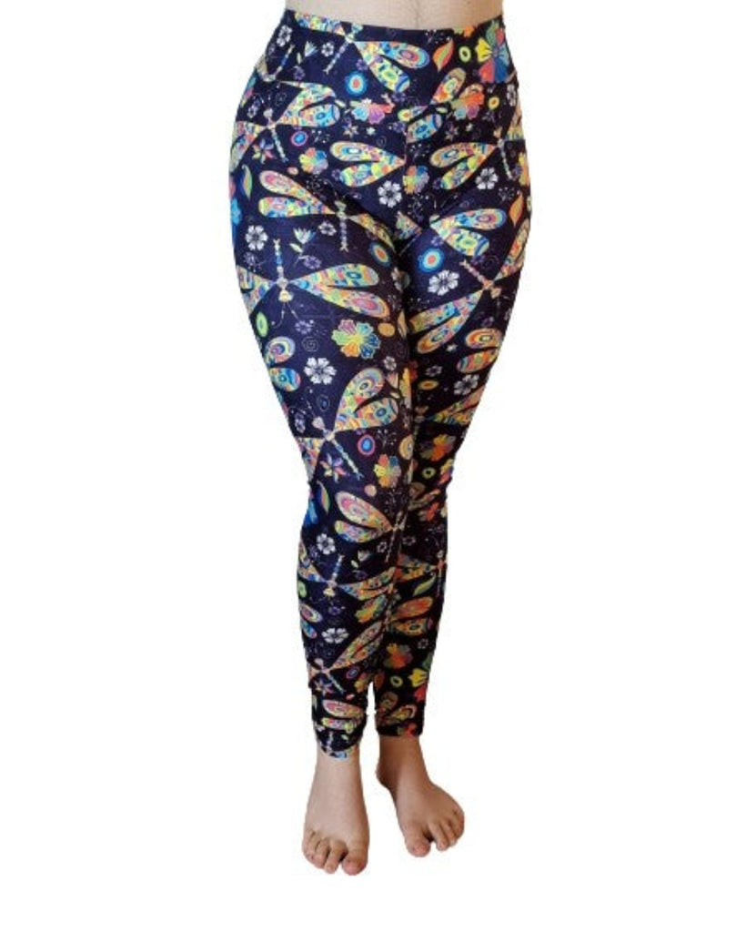 Love Nelli Buttery Soft Leggings With Rainbow Dragonfly