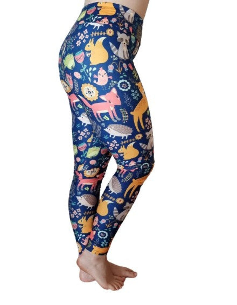 Love Nelli Buttery Soft Leggings With Forest Animals