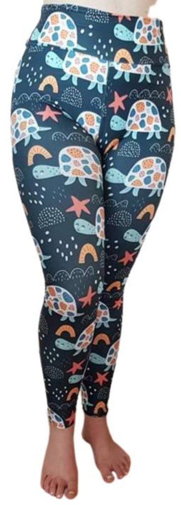 Love Nelli Buttery Soft Leggings With Turtles
