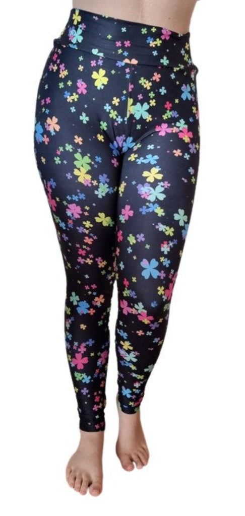 Love Nelli Buttery Soft Leggings With Colourful Clover