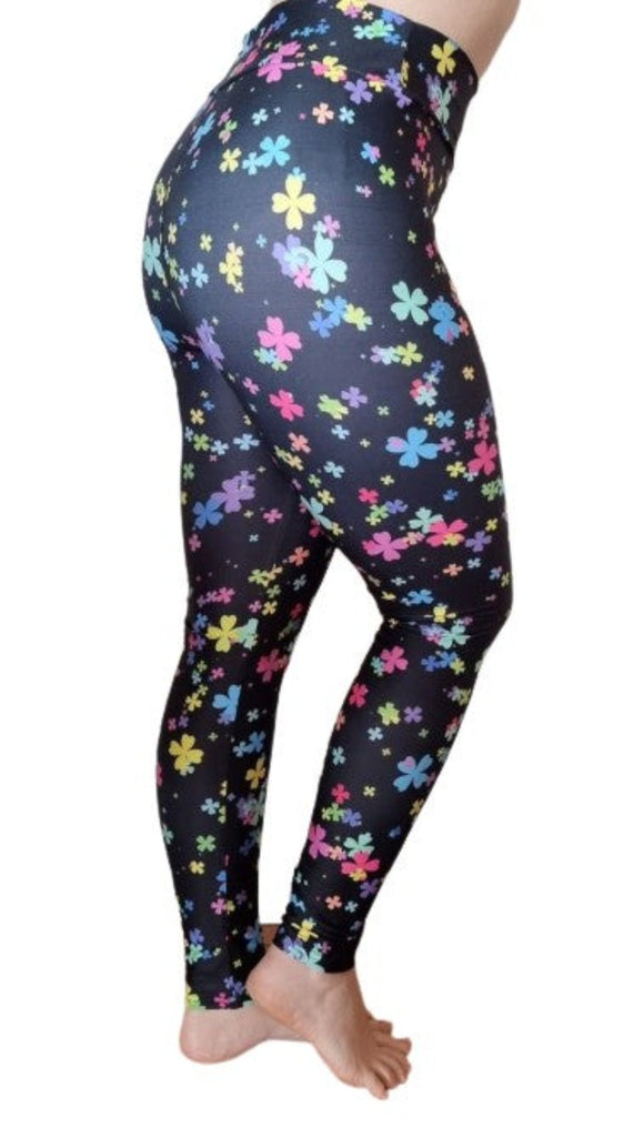 Love Nelli Buttery Soft Leggings With Colourful Clover