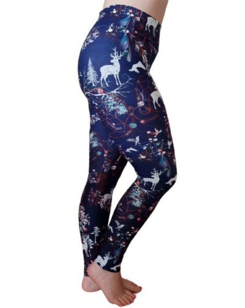 Love Nelli Buttery Soft Leggings With Reindeer