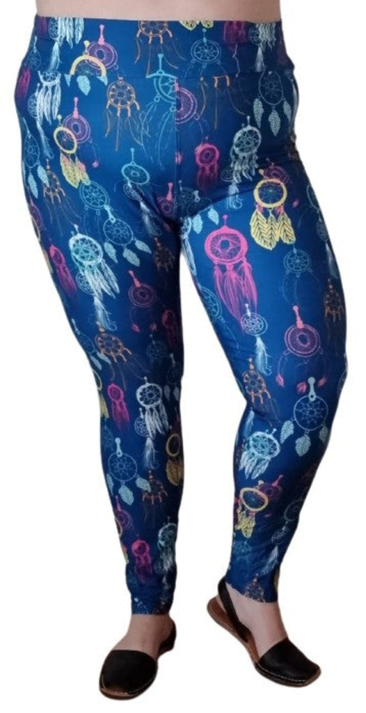 Love Nelli Buttery Soft Leggings With Coloured Dreamcatchers