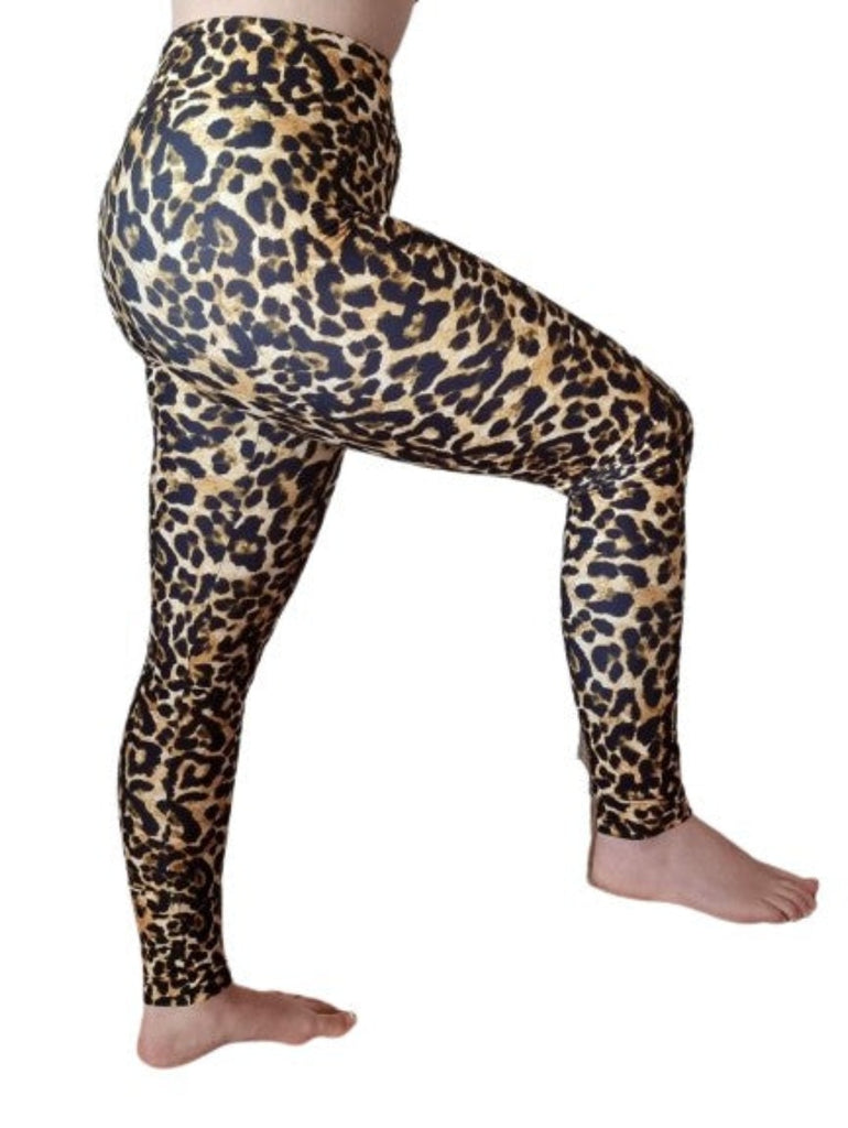 Love Nelli Buttery Soft Leggings With Classic Leopard Print
