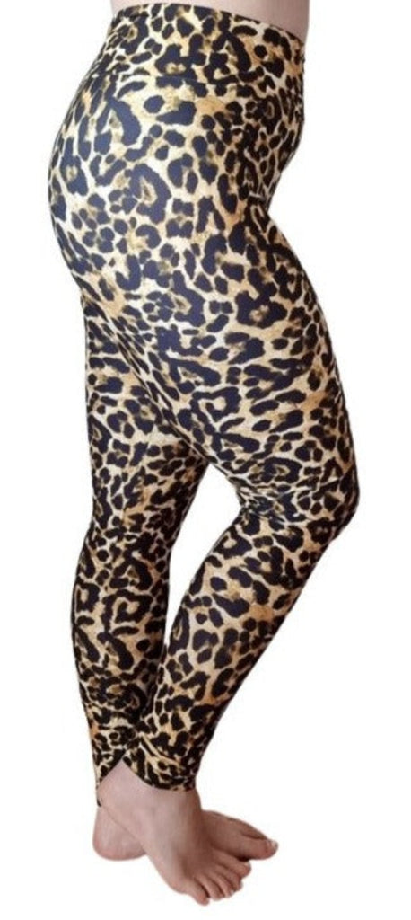 Love Nelli Buttery Soft Leggings With Classic Leopard Print