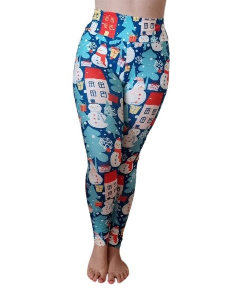 Love Nelli Buttery Soft Leggings With Snowman