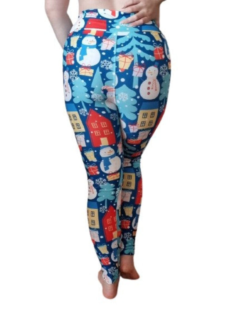 Love Nelli Buttery Soft Leggings With Snowman