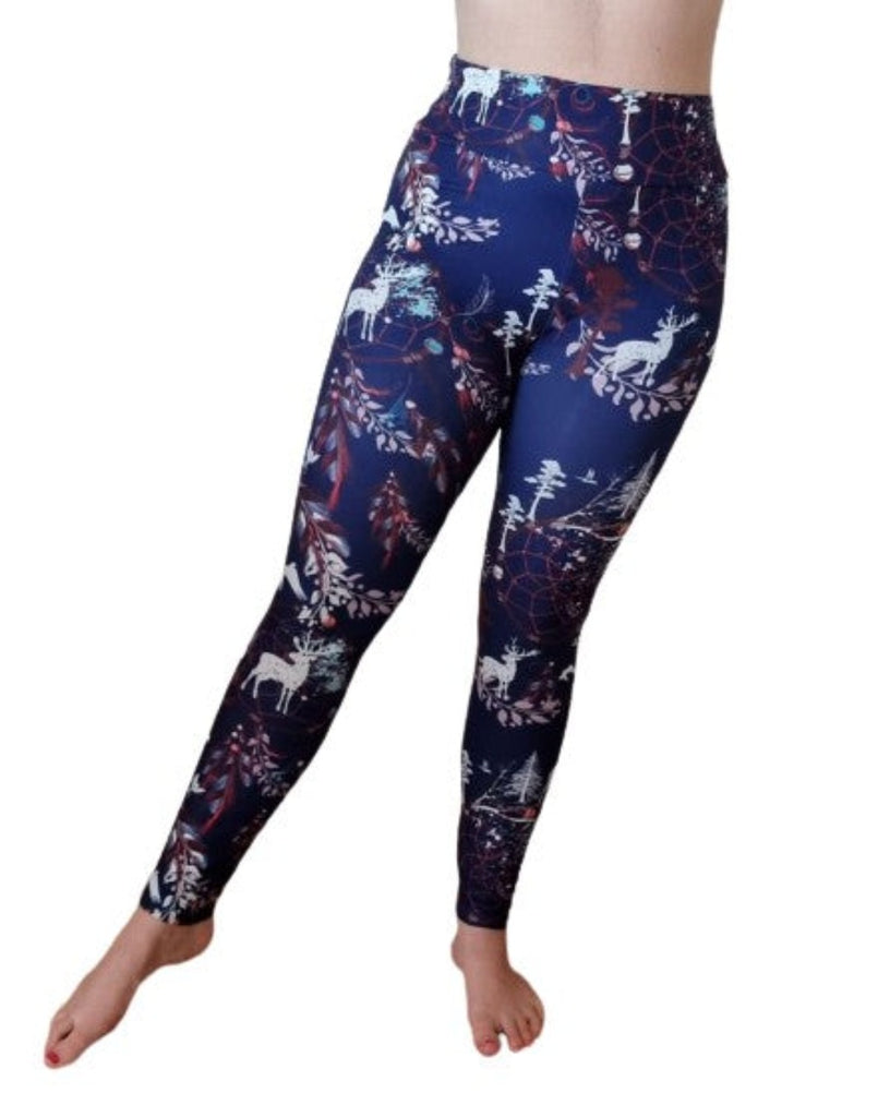 Love Nelli Buttery Soft Leggings With Reindeer