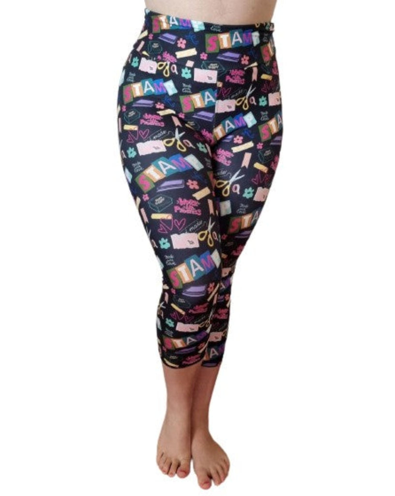Love Nelli Buttery Soft Leggings With Paper Craft Accessories